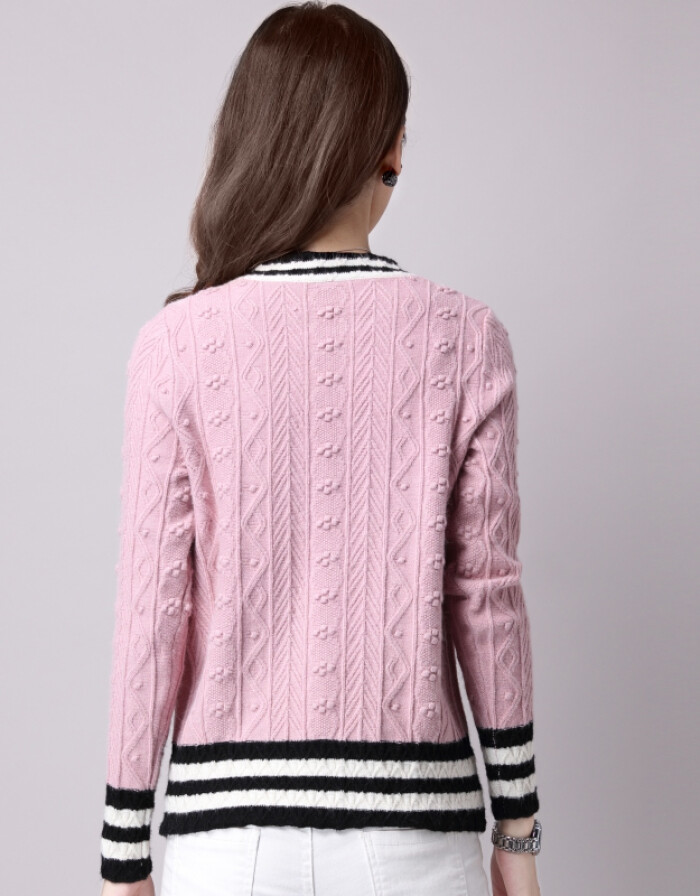 蓓嘉爾 圓領(lǐng)針織衫女套頭2016春秋裝 修身短款毛衣女 深灰 S/100